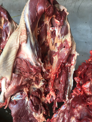 驴肉新鲜现杀正宗生驴肉山东带皮驴肉真空散装驴肉火烧鲜农家500g